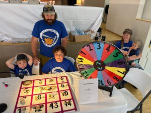 Junior Rockhounds and spin the wheel at San Luis obispo been and mineral show, gems by the sea in 2025