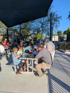 SLO Gem and mineral club junior rockhounds learning about minerals